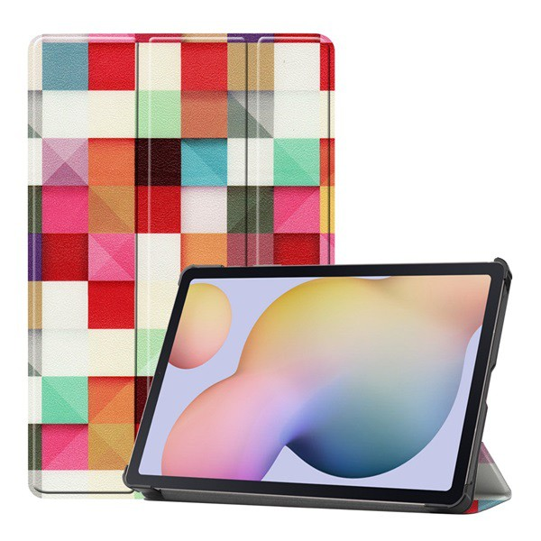Калъф за таблет Gigapack, Със стойка, Кожа, За Samsung Galaxy Tab S7 WIFI (SM-T870), Многоцветен