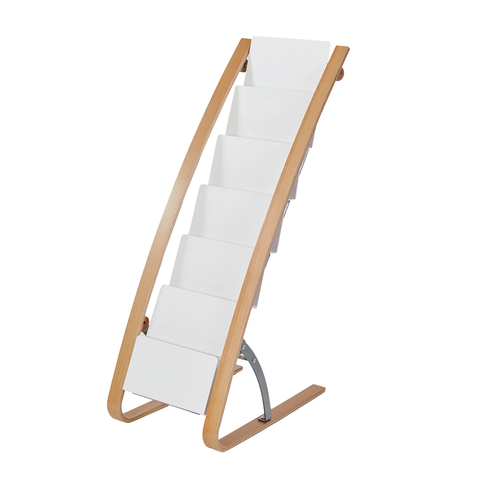 Alba Álló 6 rekeszes Katalógustartó - Fehér (DDEXPO6W BC)