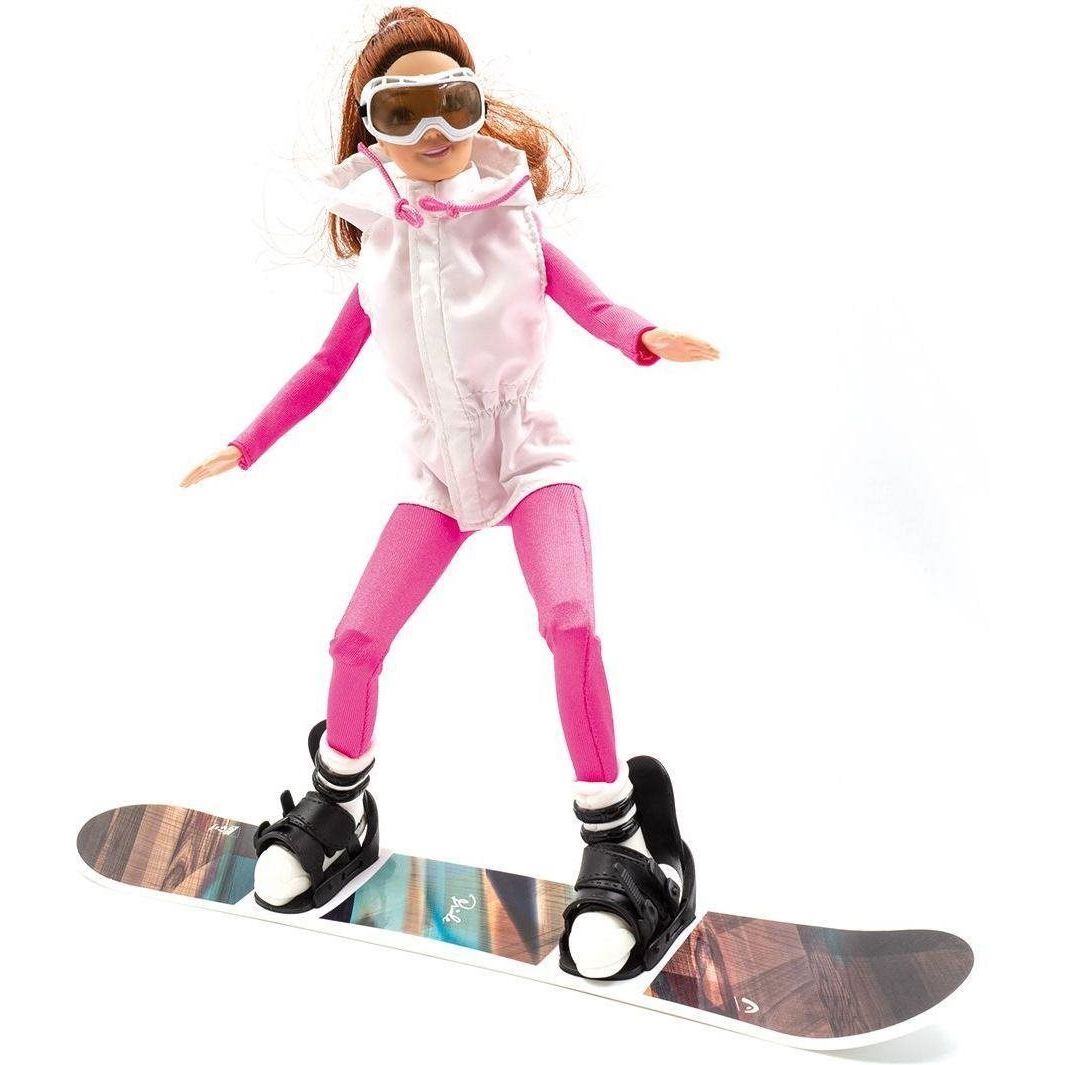 Jägerndorfer Winterpuppe Snowboardos nő, 28 cm (9120071232511)