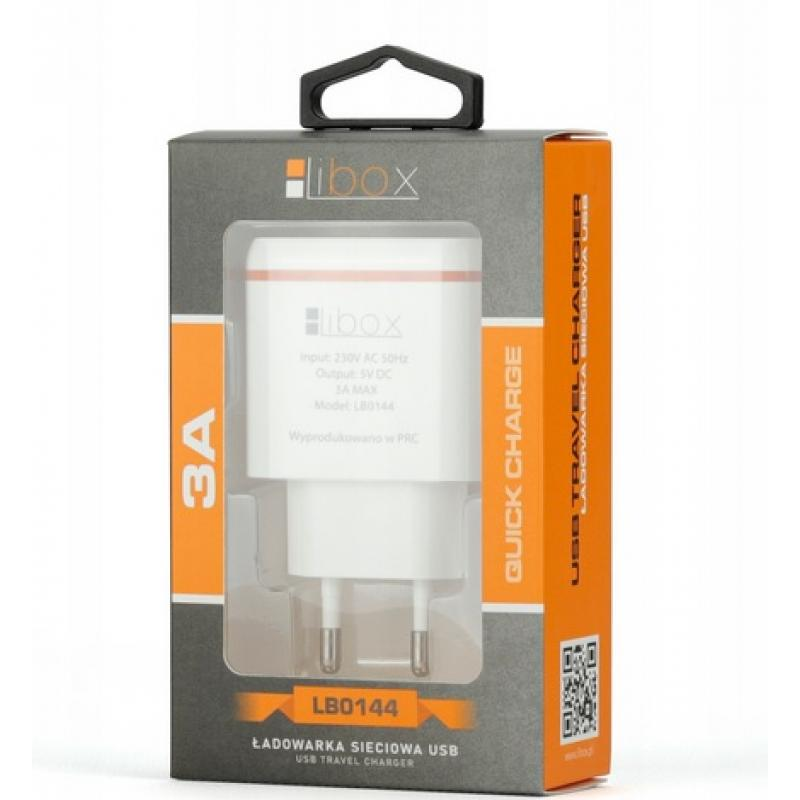 Libox LB0144 Hálózati USB-A töltő - Fehér (18W ) (LB0144)