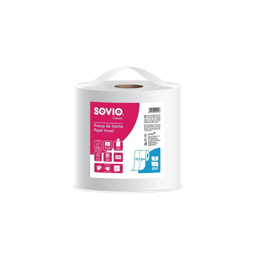 Pehart Tec Grup S.A. Sovio 2 rétegű tekercses Ø 26,5cm Törlőpapír (PP20907)
