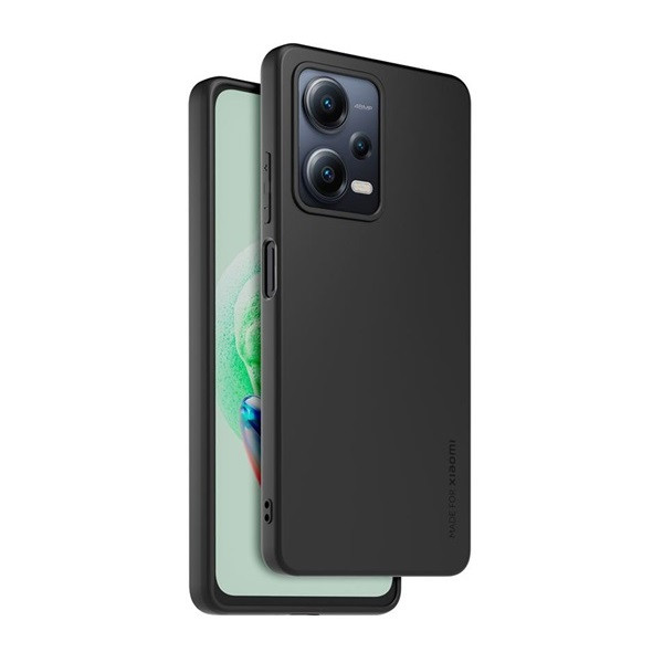 Made for Xiaomi szilikon telefonvédő (ultravékony, matt) FEKETE Xiaomi Poco X5 5G / Redmi Note 12 5G (WICOQUENOTE125GN)