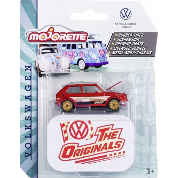 Majorette VW The Originals Deluxe autómodell tároló dobozzal - T1 - zöld