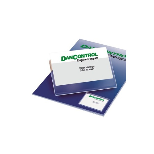 3L 60x95mm Öntapadós oldalt nyitott névjegytartó zseb (10 db) (3L10106)