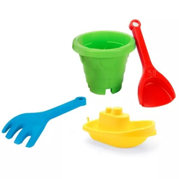 Wader: Homokvárépítő készlet - 4 db-os, többféle (75071)