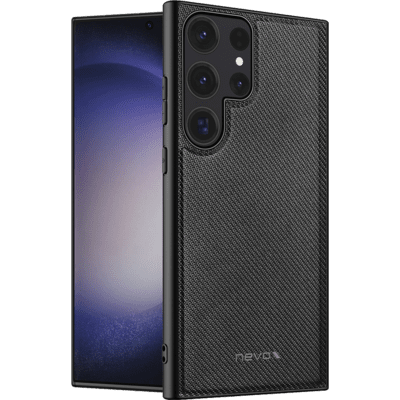 Nevox StyleShell Nylo Samsung Galaxy S25 Ultra Szilikon Telefon tok - Fekete (2470)