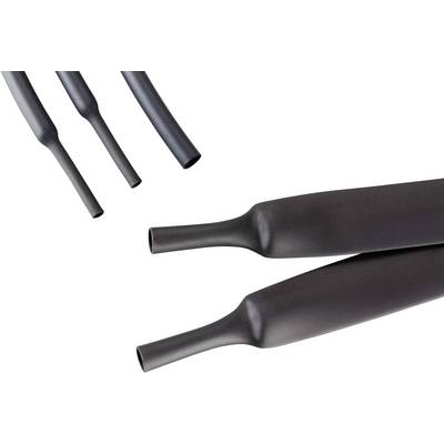 Hongshang HRA2 95/25 Zsugorcső ragasztóval Fekete 95 mm Zsugorodási arány:4:1 1.22 m (HRA2 95/25)