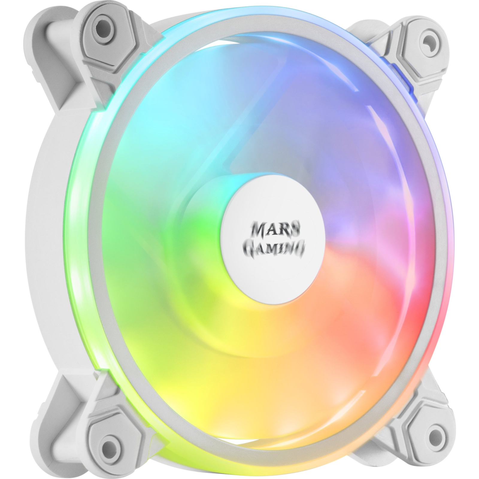 Mars Gaming MFX Számítógép ház Hűtő 12 cm Fehér (4710562758764)