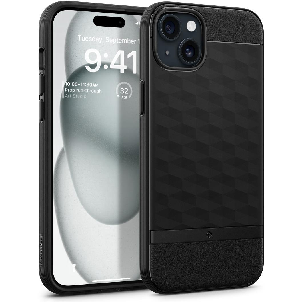 Spigen Caseology Parallax MagSafe Matte Black iPhone 15 tok (ACS06818)