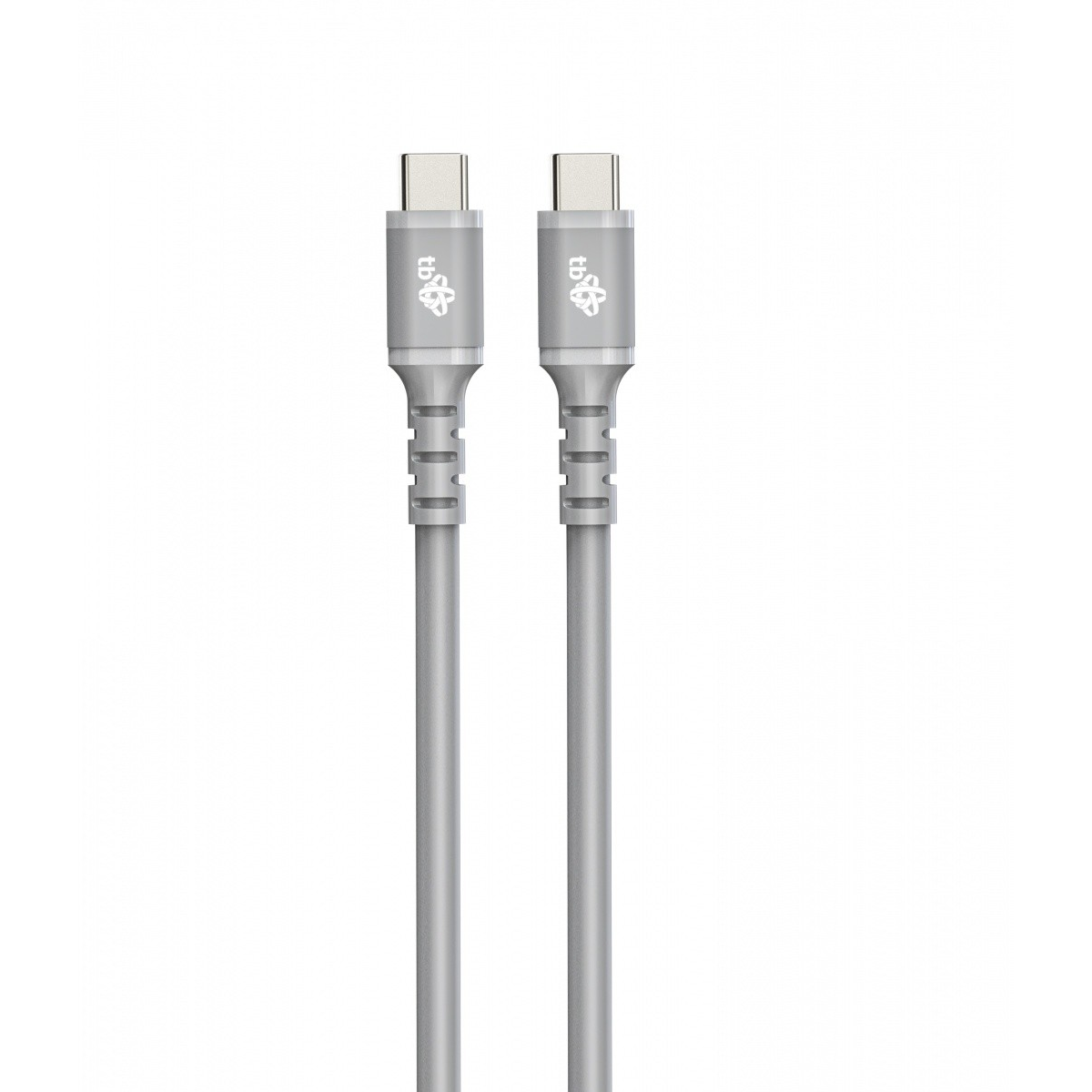 TB AKTBXKUCC2SI10G USB-C apa - USB-C apa 2.0 Adat és töltő kábel - Szürke (1m)