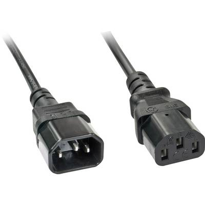 Lindy 30333 electriciteitssnoer Zwart 5 m C13 stekker C14 stekker