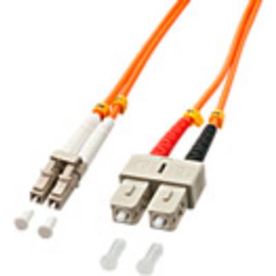 Lindy LC/SC 2m InfiniBand og fiberoptisk kabel Flerfarvet, Orange
