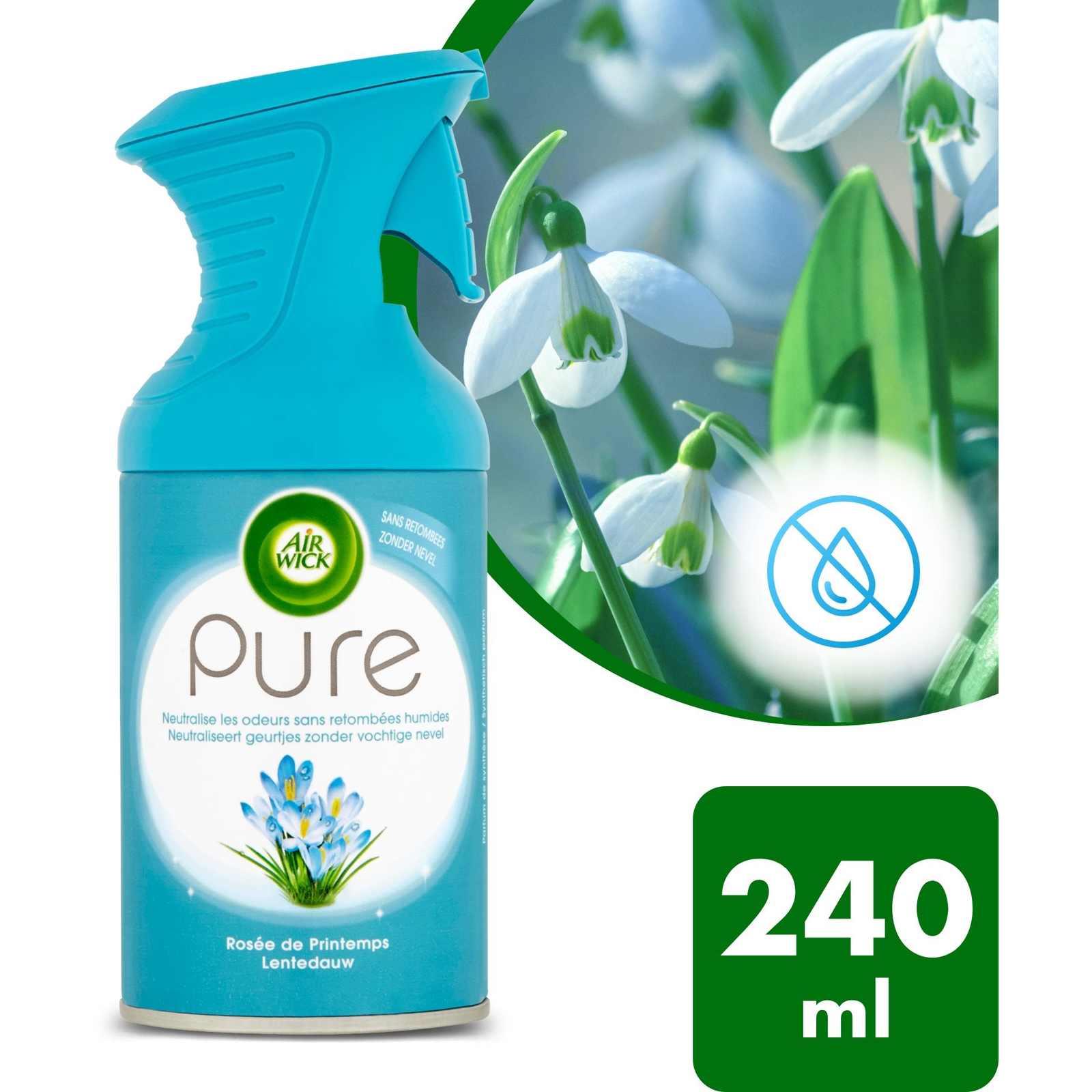 Air Wick Pure Spring légfrissítő spray 250 ml (3059943021709)