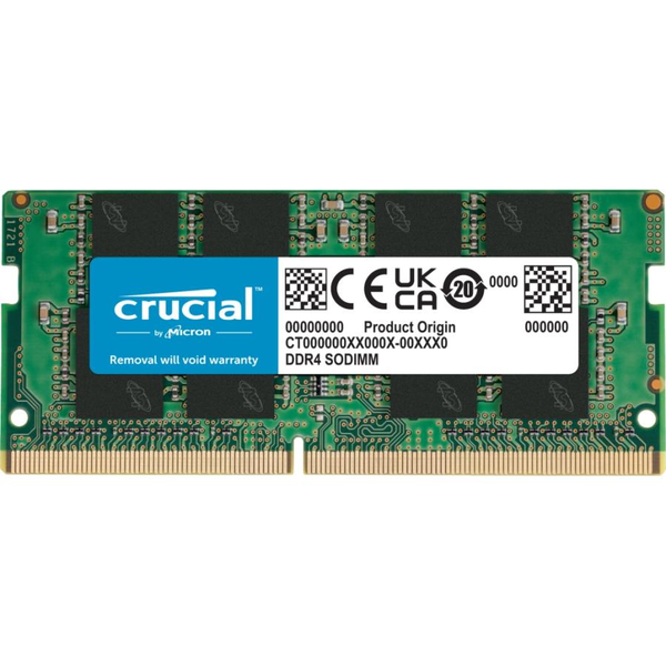 Crucial CB16GS3200 SO-DIMM, 16 GB, DDR4, 3200 Mhz, Green