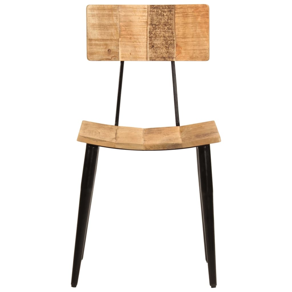 2 db tömör mangófa étkezőszék 44 x 40 x 80 cm (348161)