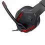 Слушалки Gaming Redragon Themis, Червена подсветка, USB & Jack 3.5 мм, Черен