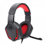 Слушалки Gaming Redragon Themis, Червена подсветка, USB & Jack 3.5 мм, Черен