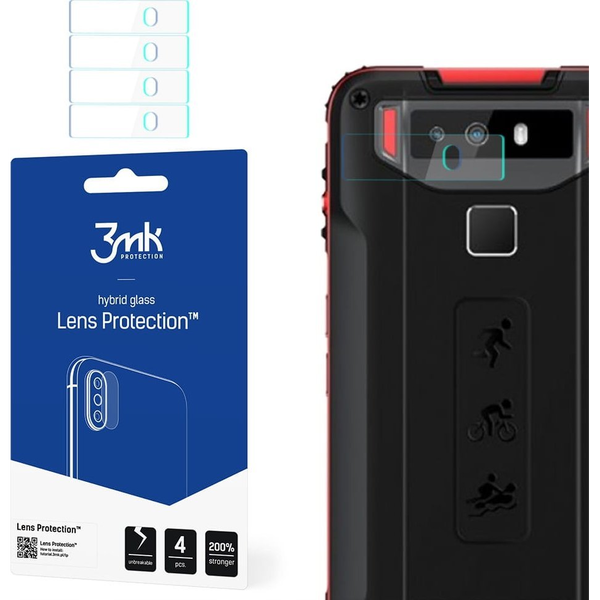 Комплект 4 протектора за камера 3mk Protection, За Cubot Quest