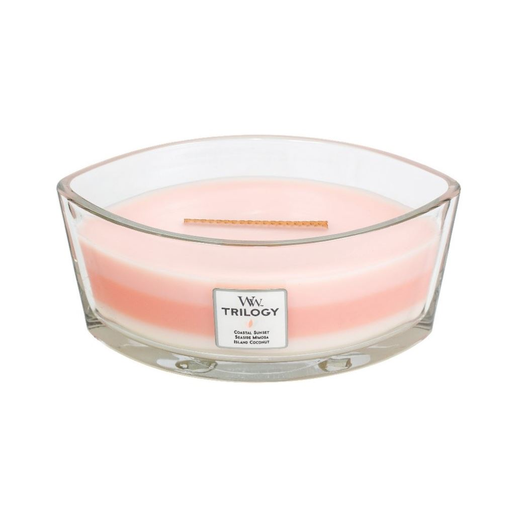 WoodWick Trilogy Island Getaway hajó gyertya (32048) (32048)