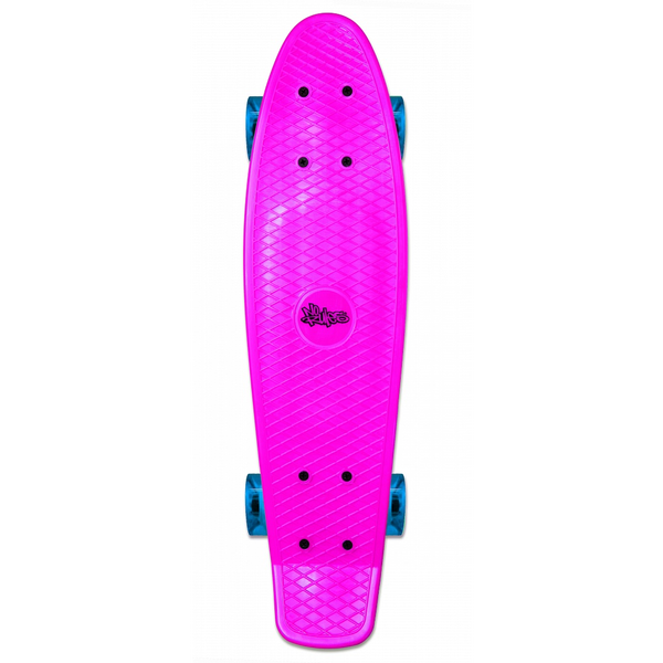 No Rules Skateboard fun skrituļdēlis ar gaismiņām  rozā AU 349
