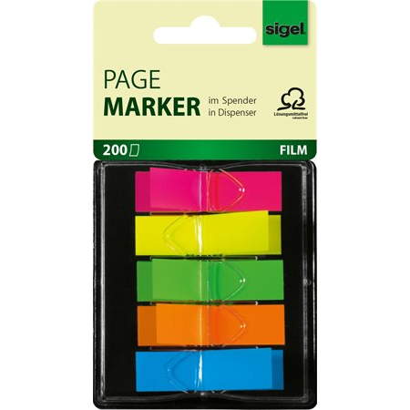 Sigel 12x45mm Jelölőcímke 5x40 lap - Vegyes (HN489)