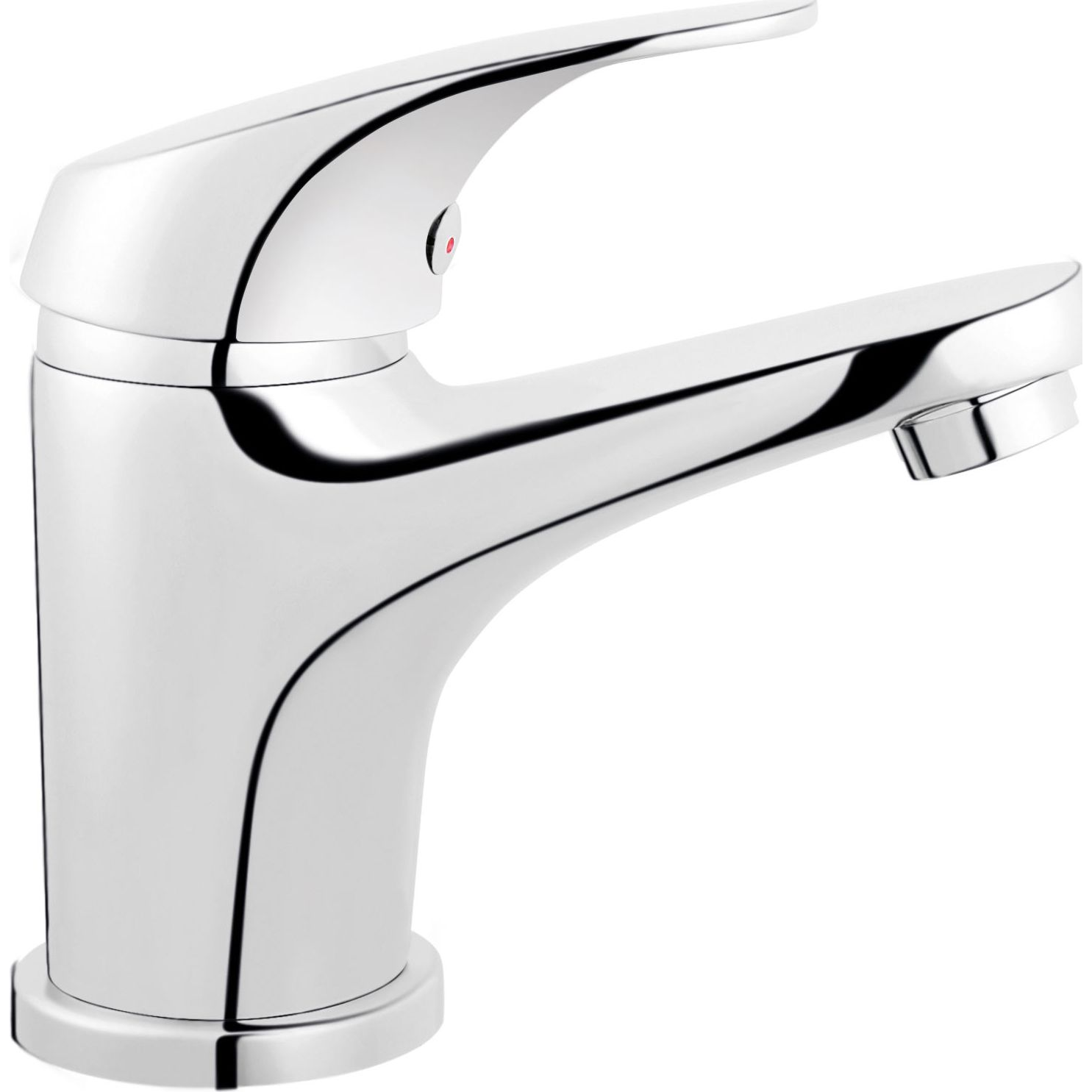 Ferro BFO2 One Mosdócsaptelep Click-Clack Leeresztővel - Rögzített, Egykaros, Ezüst (BFO2)