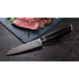Нож Santoku Gourmet, G21, стомана, 13 см, черен/сребрист