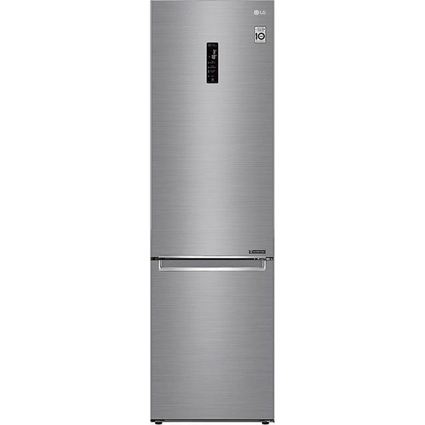LG GBB72PZDMN kombinált hűtőszekrény Szabadonálló 384 L E Ezüst