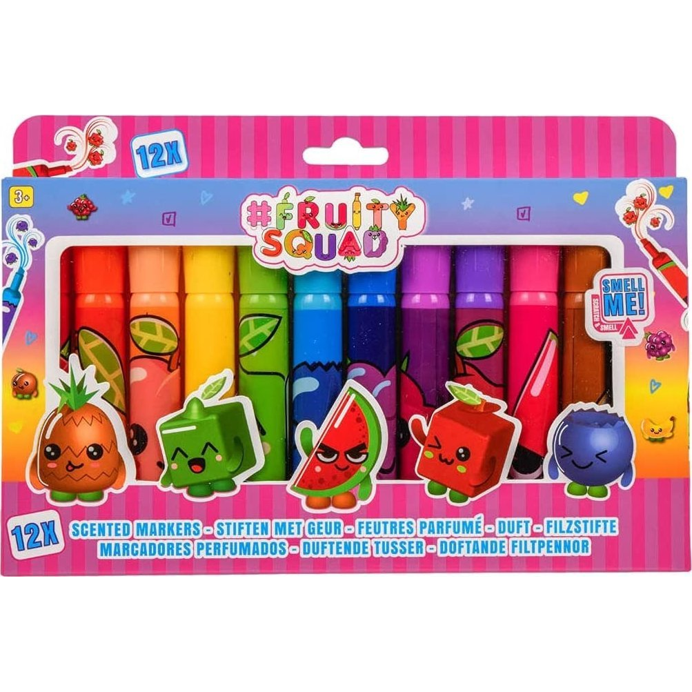Canenco Fruitysquad Illatos Hegyes Végű Filctollak - 12 db (8712916603535)