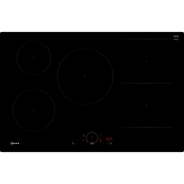 Neff T58PHW1L0 varná doska Čierna Vstavaný 80 cm Indukčná varná doska so zónami 5 zone(s)