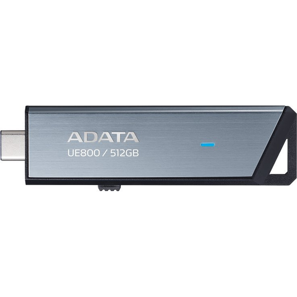 ADATA UE800 USB-nøgle 512 GB USB Type-C 3.2 Gen 2 (3.1 Gen 2) Sølv