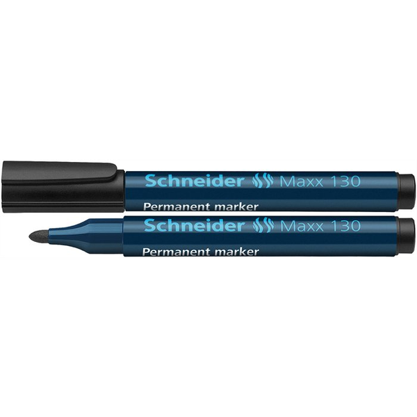 Schneider Permanent-Marker Maxx 130 schwarz 1-3mm 10 Stk.
