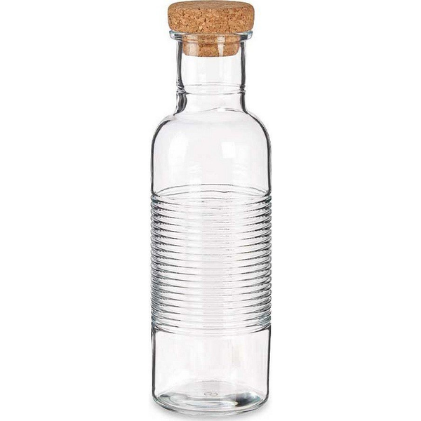 Botella Hoop Transparente Corcho Vidrio (1070 Ml)