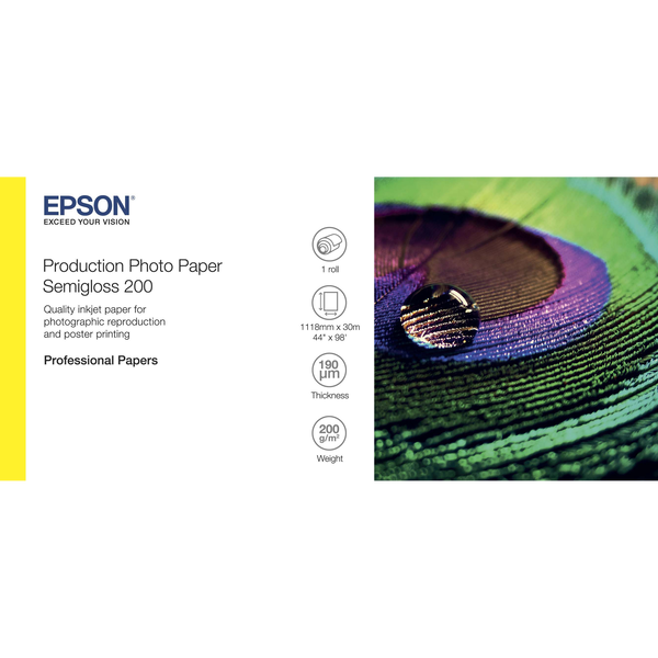 Epson Semigloss 200 Hvid Semi-glans