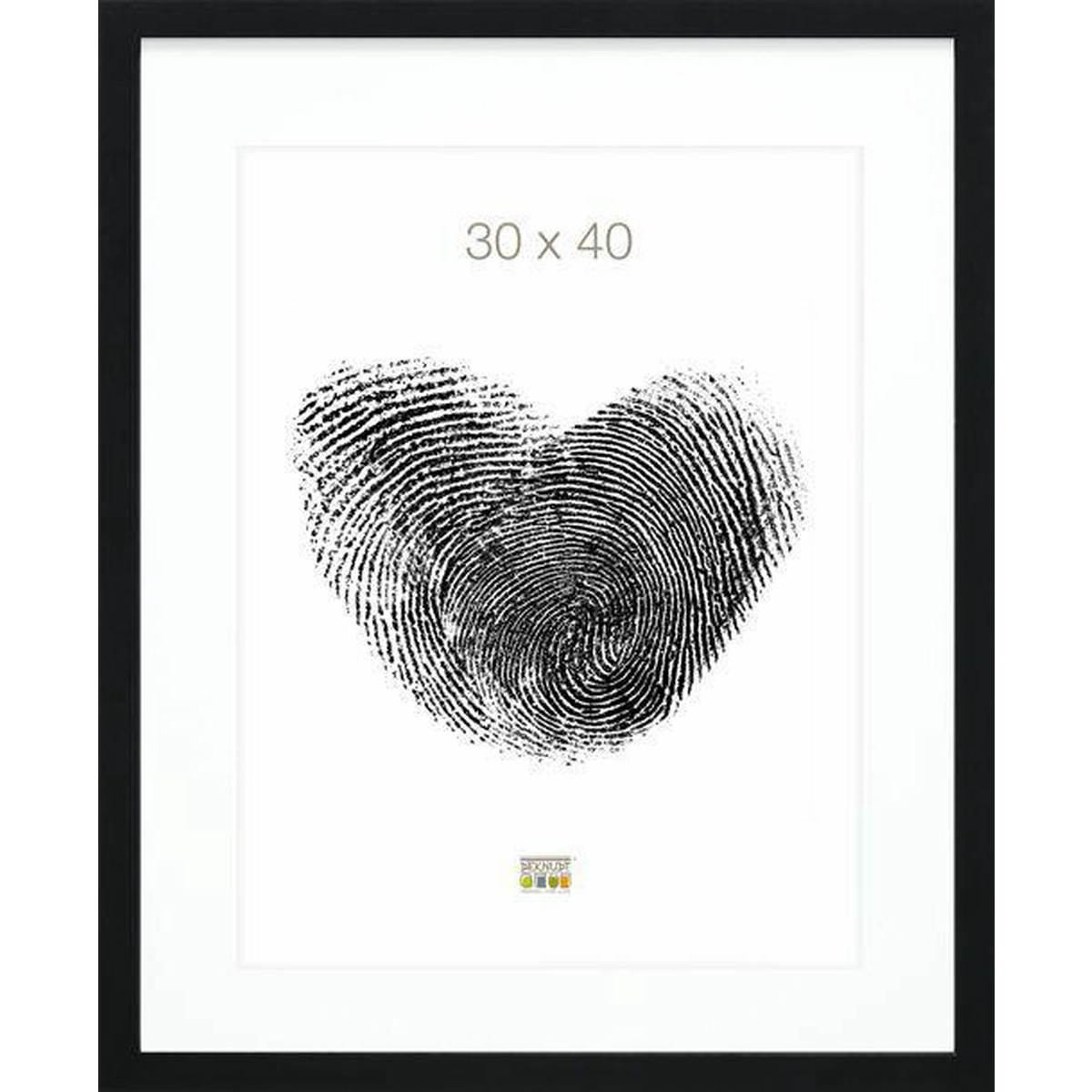 Deknudt S66KF2 P1 21,2x27,3 Képkeret - Fekete (S66KF2 P1 18X24)