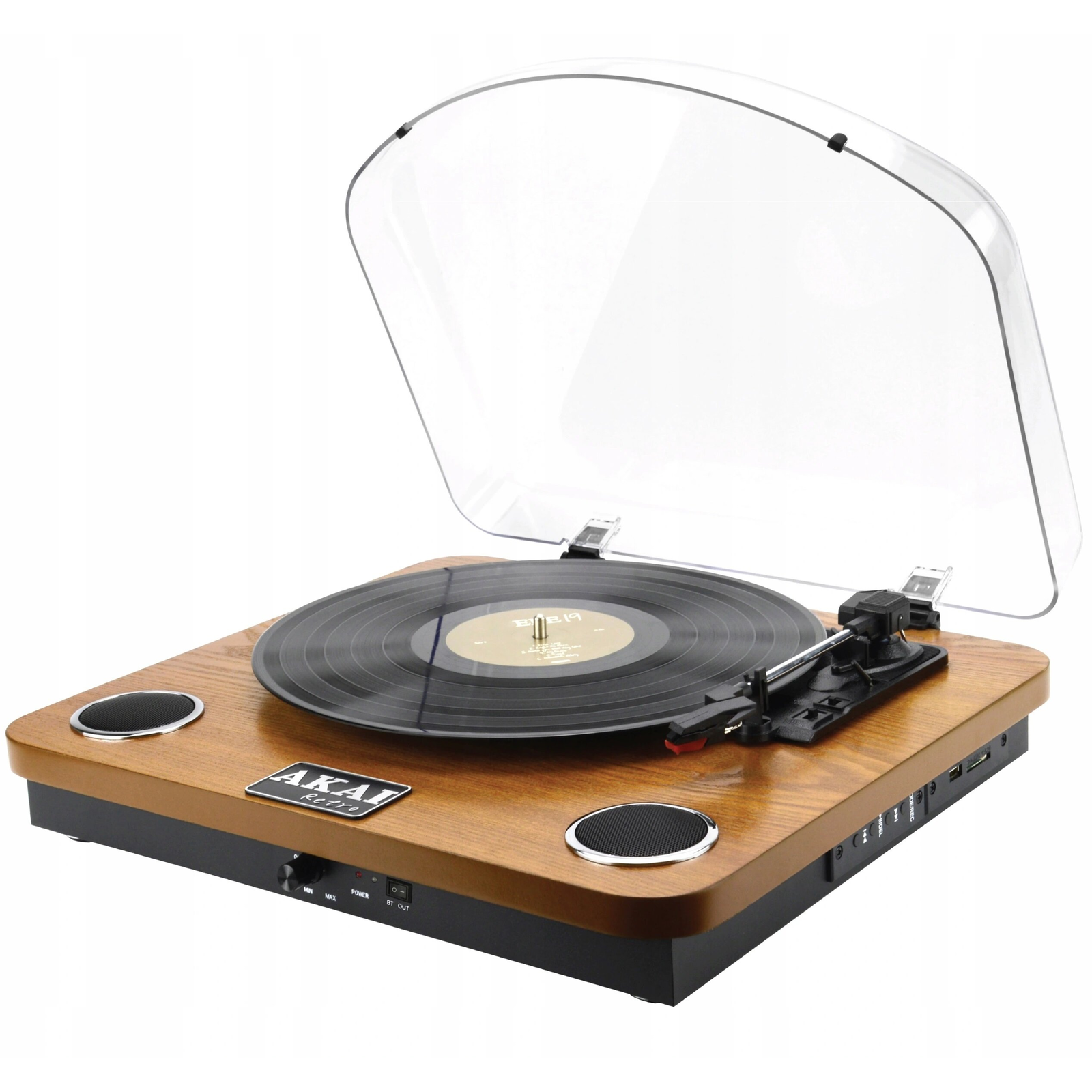 Akai ATT-11BTN Lemezjátszó - Fa (4905192533083)