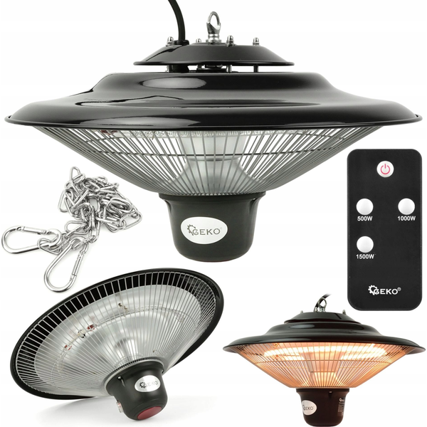 Geko Lampa – promiennik na podczerwień z pilotem 1500W (1)