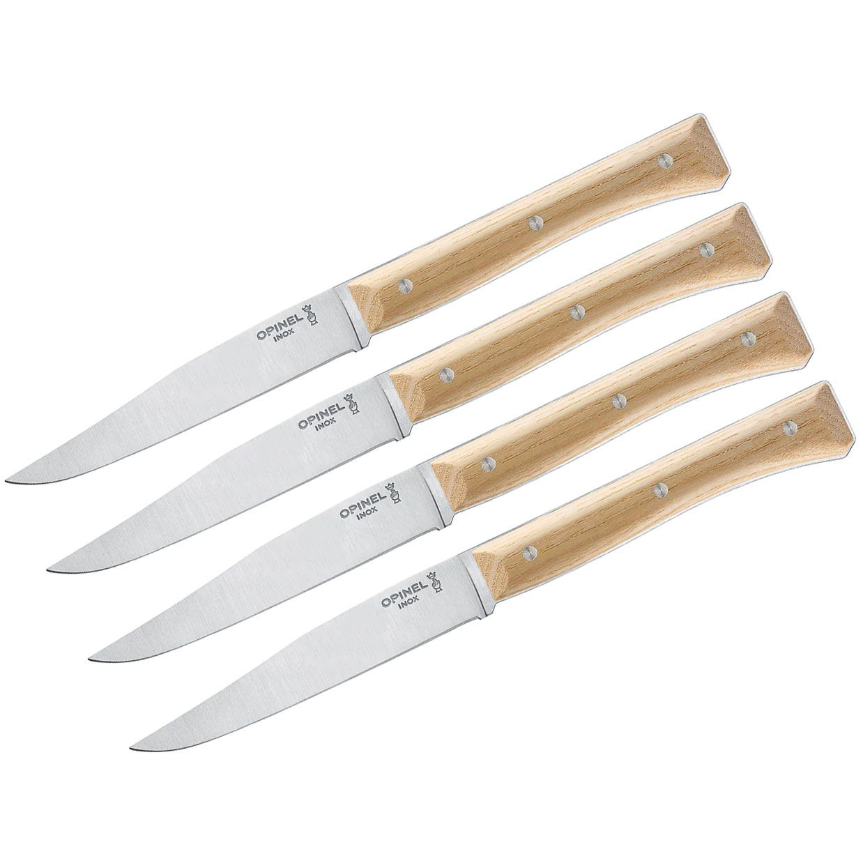 Opinel 002496 Facette Kés készlet (4db) - Kőrisfa - 11cm (002496)
