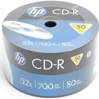 HP CRE00017WIP CD vergine CD-R 700 MB 52x 50 pz