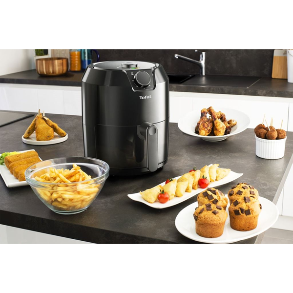 Tefal Easy Fry Classic EY2018 frituregryde Enkelt 4,2 L Enkeltstående 1500 W Varmluftsteger Sort