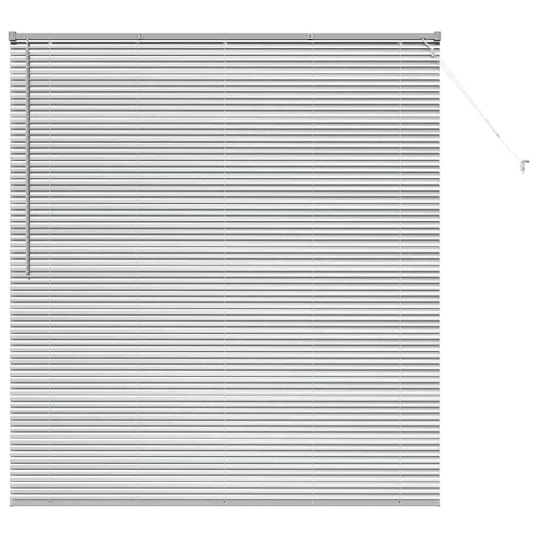 Jaluzea pentru Fereastră Argintiu 160 x 175 cm Aluminiu