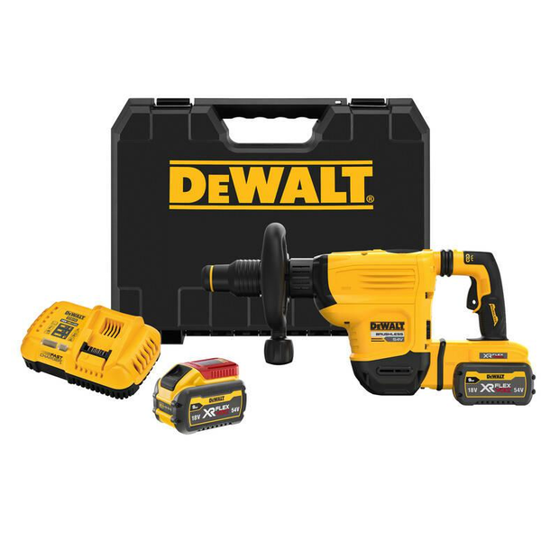 Dewalt DCH832x2 Akkus Vésőkalapács 54 V 2x9,0 Ah Akku és Töltő