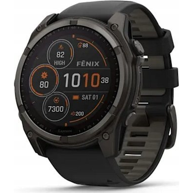 Garmin Fenix 8 51mm Solar Sapphire okosóra titanium szíjjal