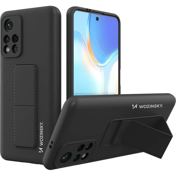 Протектор Wozinsky, за Xiaomi Redmi 10, Силикон, Черен