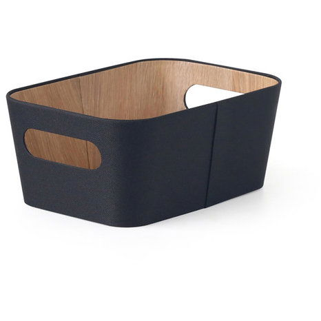 TORO kosár, 26 × 18 × 11 cm, fekete (268831)