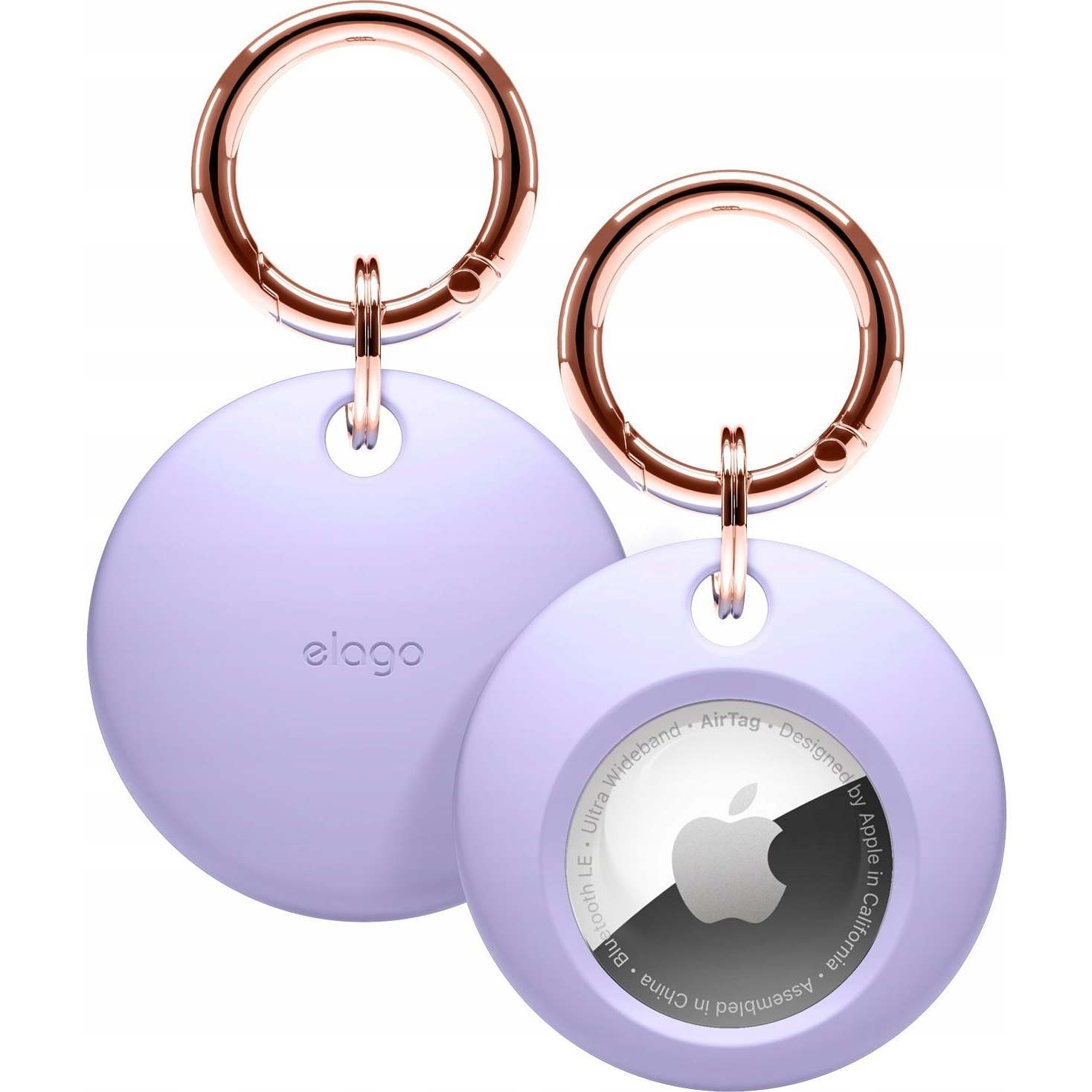 ELAGO Basic AirTag Kulcstartós Tok - Levendula (EATSC-BA-LV)
