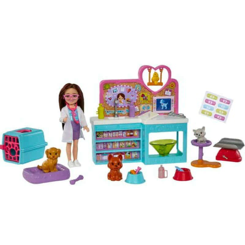 Mattel Barbie: Chelsea állatorvos játékszett (HGT12)