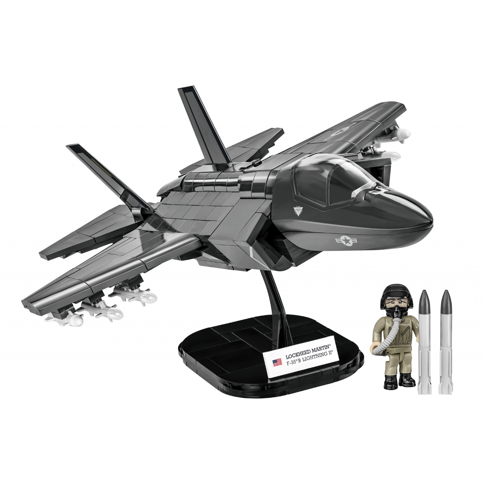 Cobi Armed Forces F-35B Lightning II repülőgép 594 darabos építő készlet (5829)