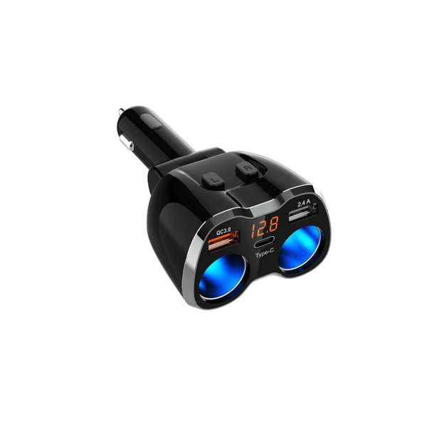 Well dupla szivargyújtó töltő - 2x USB-A (PSUP-CAR-MAGIC-WL) (PSUP-CAR-MAGIC-WL)