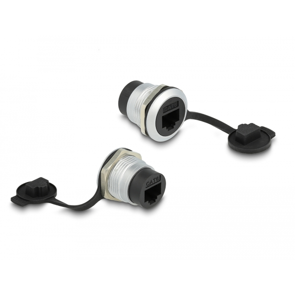 Delock RJ45 Cat.6 beépített csatlakozó porvédelmet biztosító fedéllel (86967)